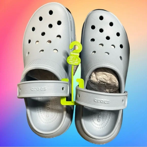 NWT CROCS - CRUSH CLOG - PLATFORM - BLUE CALCITE - Picture 9 of 12